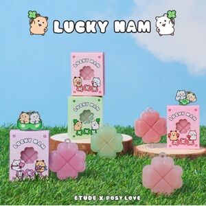 New- 2pcs of the lip and cheek lucky charms- ETUDE Korea+more free items!